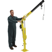 Winch Operated Truck Jib Crane, 500 lbs. (0.25 tons) Capacity, 102' Max. Clearance OSI Industrial Sales