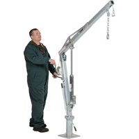 Winch Operated Truck Jib Crane, 500 lbs. (0.25 tons) Capacity, 99" Max. Clearance OSI Industrial Sales
