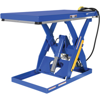 Table &eacute;l&eacute;vatrice &agrave; ciseaux hydraulique, Acier, 60" lo x 30" la, Cap. 3000 lb OSI Industrial Sales