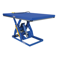 Table &eacute;l&eacute;vatrice &agrave; ciseaux hydraulique, Acier, 48" lo x 24" la, Cap. 3000 lb OSI Industrial Sales