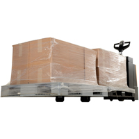 Transpalette &eacute;lectrique motoris&eacute; a/plateforme &agrave; conducteur debout, Capacit&eacute; 4500 lb, 96" lo x 30" la OSI Industrial Sales