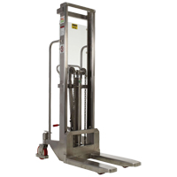 Gerbeur Hefti-Lift, M&eacute;canisme Pompe au pied, Capacit&eacute; de 880 lb, Levage max de 59" OSI Industrial Sales