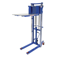 Gerbeur Hefti-Lift, M&eacute;canisme Pompe au pied, Capacit&eacute; de 1500 lb, Levage max de 63" OSI Industrial Sales