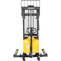 Fork Lift Stacker, Electric Operated, 2000 lbs. Capacity, 63" Max Lift OSI Industrial Sales