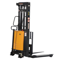 Fork Lift Stacker, Electric Operated, 2000 lbs. Capacity, 118" Max Lift OSI Industrial Sales