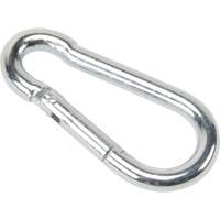 Zinc Plated Snap Hook, 220 lbs (0.11 tons) Working Load Limit, 3/16" Size, 5/16" Eye OSI Industrial Sales