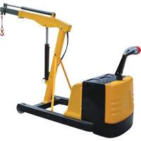Electric Powered Floor Crane, 8.8' Lift, 1500 lbs. (0.75 tons), 44-1/4" Arm, 62-1/4" H OSI Industrial Sales