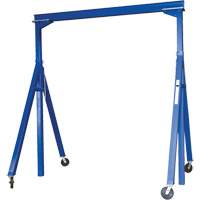 Adjustable Height Gantry Crane, 15' L, 6000 lbs. (3 tons) Capacity OSI Industrial Sales