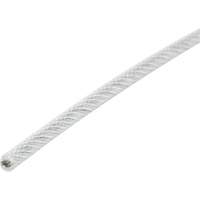 Wire Rope, 1000' (304.8 m) x 1/16", 480 lbs. (0.24 tons), Galvanized OSI Industrial Sales