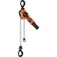 Palan &agrave; levier de s&eacute;rie 653-A, Lev&eacute;e 5', Cabacit&eacute; 1500 lb (0,75 tonne), Chaîne en Acier OSI Industrial Sales