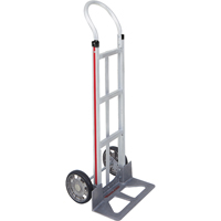 Knocked Down Hand Truck, Continuous Handle, Aluminum, 48" Height, 500 lbs. Capacity OSI Industrial Sales