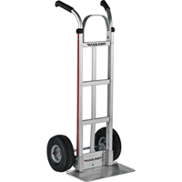 Knocked Down Hand Truck, Dual Handle, Aluminum, 48" Height, 500 lbs. Capacity OSI Industrial Sales