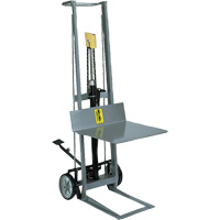 Hydraulic Platform Lift Stacker, Foot Pump Operated, 400 lbs. Capacity, 40" Max Lift OSI Industrial Sales