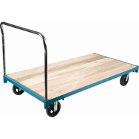 Heavy-Duty Platform Truck, 72" L x 36" W, 2000 lbs. Capacity, Rubber Casters OSI Industrial Sales