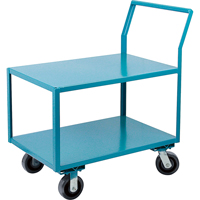 Chariots surbaiss&eacute;s robustes, 2 niveaux, 18" la x 30" p x 41" h, 2400 lb Cap OSI Industrial Sales