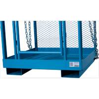 Nacelle &eacute;l&eacute;vatrice pour travail en hauteur, 48" x 48" x 72" h, Capacit&eacute; de 1000 lb, Acier OSI Industrial Sales