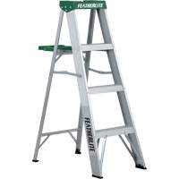 Commercial Duty Stepladders (2400 Series), 4', Aluminum, 225 lbs. Capacity, Type 2 OSI Industrial Sales