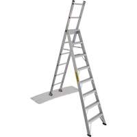 2700 Series Industrial Duty Multi-Way Ladders, 8', Aluminum, 250 lbs. Cap., ANSI 1, CSA 1 OSI Industrial Sales