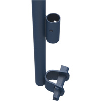 Accessoires pour &eacute;chafaudage - Poteau de garde-corps a/support, Poteau de garde-corps, 6" la x 56" h OSI Industrial Sales