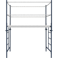 Accessoires pour &eacute;chafaudage - Poteau de garde-corps a/support, Poteau de garde-corps, 6" la x 56" h OSI Industrial Sales