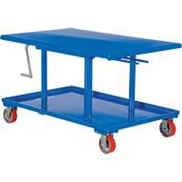 Table &eacute;l&eacute;vatrice &agrave; montant, 42" lo x 30" la, Acier, Capacit&eacute; 2000 lb OSI Industrial Sales