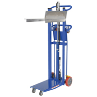 Gerbeur &agrave; plateforme hydraulique, M&eacute;canisme Pompe au pied, Capacit&eacute; de 750 lb, Levage max de 52" OSI Industrial Sales