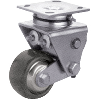 Heavy-Duty Caster, Swivel, 4" (101.6 mm), Solid Elastomer, 900 lbs. (408 kg.) OSI Industrial Sales