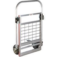 Four Wheel Folding Platform Truck, Aluminum, 750 lbs., 31" L x 23-1/4" W, 39" High OSI Industrial Sales