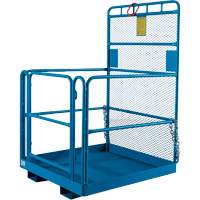Nacelle &eacute;l&eacute;vatrice pour travail en hauteur, 48" x 48" x 72" h, Capacit&eacute; de 1000 lb, Acier OSI Industrial Sales