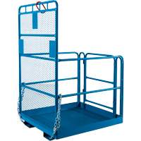 Nacelle &eacute;l&eacute;vatrice pour travail en hauteur, 48" x 48" x 72" h, Capacit&eacute; de 1000 lb, Acier OSI Industrial Sales