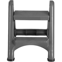 Folding Step Stool, 2 Steps, 19-1/2" x 20-1/2" x 22-3/4" High OSI Industrial Sales