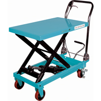 Heavy-Duty Hydraulic Scissor Lift Table, 32" L x 19-3/4" W, Steel, 1100 lbs. Capacity OSI Industrial Sales