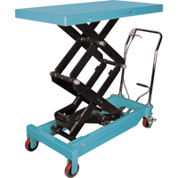 Table &eacute;l&eacute;vatrice robuste &agrave; ciseaux hydraulique, 48" lo x 24" la, Acier, Capacit&eacute; 1545 lb OSI Industrial Sales