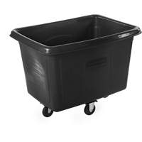 Bulk Cube Truck, Polyethylene, 44-1/16" L x 31" W x 32-1/2" H, 14 cu.ft. Volume, 500 lbs. Capacity OSI Industrial Sales