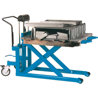 Hydraulic Skid Scissor Lift/Table, 42-1/2" L x 27" W, Steel, 1000 lbs. Capacity OSI Industrial Sales