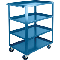 Chariots &agrave; tablettes robustes, 4 Tiers, 24" la x 48" h x 39" p, Capacit&eacute; 1200 lb OSI Industrial Sales
