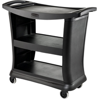 Executive Service Cart, 3 Tiers, 20" x 38" x 39", 300 lbs. Capacity OSI Industrial Sales