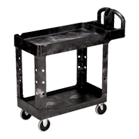 Heavy Duty Utility Cart - 4500-88, 2 Tiers, 17-1/8" x 33-1/4" x 39", 500 lbs. Capacity OSI Industrial Sales