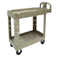 Heavy Duty Utility Cart - 4500-88, 2 Tiers, 17-1/8" x 33-1/4" x 39", 500 lbs. Capacity OSI Industrial Sales