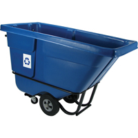 Tilt Truck, Polyethylene, 1/2 cu. yd., 850 lbs. Load Capacity OSI Industrial Sales