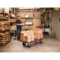 Heavy-Duty Platform Truck, 36" L x 24" W, 2000 lbs. Cap., Polyolefin Wheels OSI Industrial Sales