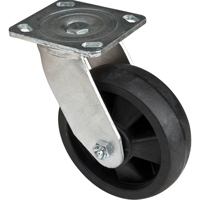 Roulettes haute temp&eacute;rature, Pivotant, 6" (152,4 mm), Nylon, 880 lb (399 kg) OSI Industrial Sales