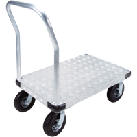 Aluminum Platform Truck, 24" W x 36" L, 1400 lbs. Cap., Pneumatic Wheels OSI Industrial Sales