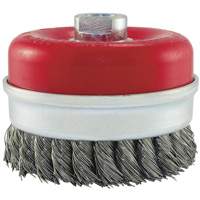 Knot Banded Cup Brush, 5" Dia. x 5/8"-11 Arbor OSI Industrial Sales
