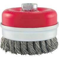 Knot Banded Cup Brush, 4" Dia. x 5/8"-11 Arbor OSI Industrial Sales
