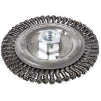 Stringer Bead Brush, 5" Dia., 0.022" Fill, 5/8"-11 Arbor, Steel OSI Industrial Sales