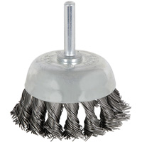 8046 Shaft Mounted Knot Twisted Cup Brush, 1-1/8" Dia. OSI Industrial Sales