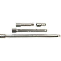 Extension Bar Set, 3/8" Drive, Chrome Finish, 4 Pcs OSI Industrial Sales