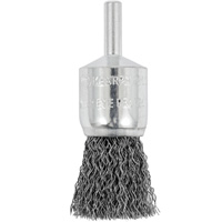Shaft Mounted Crimped End Brush, 3/4", 0.012" Fill, 1/4" Shank OSI Industrial Sales
