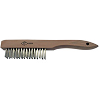 Scratch Brush, Stainless Steel, 4 x 16 Wire Rows OSI Industrial Sales